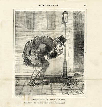 Illustration af Cham (1819-1879) i The Charivari af Amédée de Noé