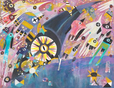 Fantastiske kosmiske fugle af Changyu Zou