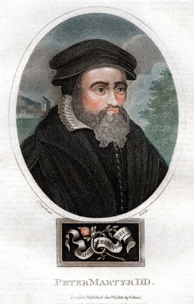 Pietro Martire Vermigli 1499-1562, italiensk teolog, 1816. af Chapman and Co