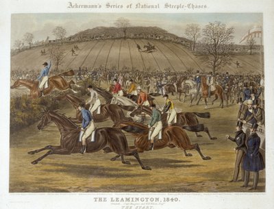 The Leamington, 20. oktober 1840: The Start (farve litho) af Charles Hunt