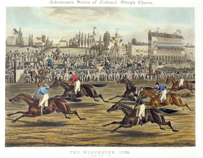 The Worcester: Coming In, graveret af Charles Hunt (farve litho) af Charles Hunt