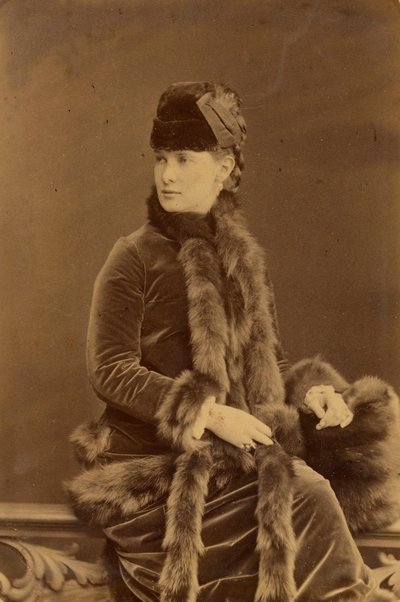 Marie Pavlovna Romanova - Storhertuginde Maria Pavlovna af Rusland (1854-1920), af Bergamasco, Charles (Karl) (1830-1896). Albumin Foto, ca. 1880. Russisk Stats Film- og Fotoarkiv, Krasnogorsk af Charles Bergamasco
