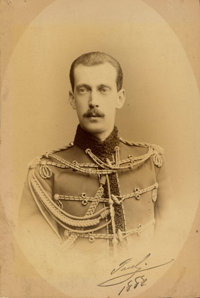 Portræt af storhertug Paul Alexandrovich af Rusland (1860-1919) af Charles Bergamasco