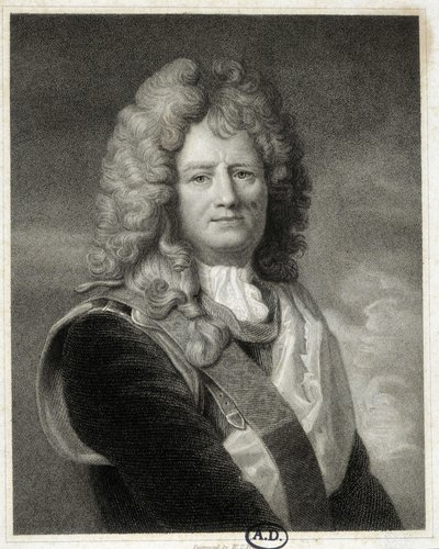 Portræt af Vauban - et maleri af Le Brun af Charles (after) Le Brun