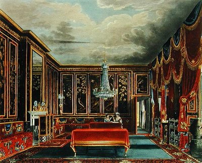 The Japan Room at Frogmore, indgraveret af R. Reeve, fra 