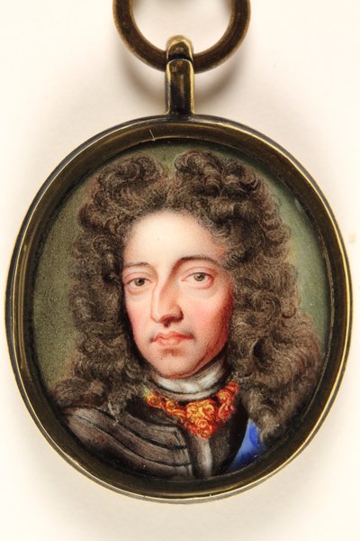 Vilhelm III (akvarel på vellum) af Charles (attr.to) Boit