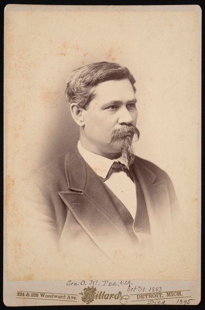 Portræt af Orlando Metcalfe Poe 1832-1895, 31. oktober 1883. af Charles A Millard