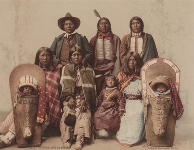 Ute Chief Severo og familie af Charles A. Nast, Detroit Photographic Company
