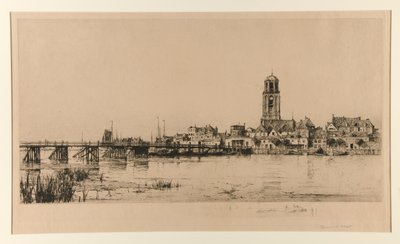 Deventer (havnescene) af Charles A. Platt