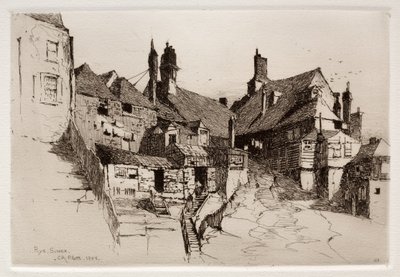 Rye, Sussex, England, 1884. af Charles Adams Platt