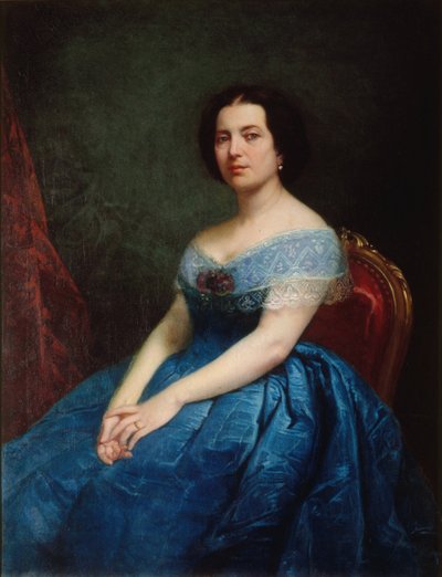 Portræt af Ernesta Grisis 1816-1895, 1866. af Charles Adolphe Bonnegrace