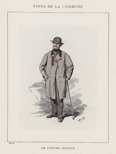 En borgerdelegeret af Charles Albert d Arnoux Bertall