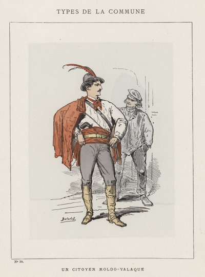 En moldovisk-halacansk statsborger af Charles Albert d Arnoux Bertall