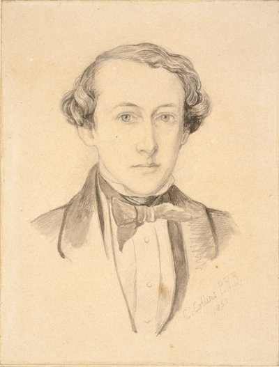 Portræt af Sir John Everett Millais, 1850 af Charles Allston Collins
