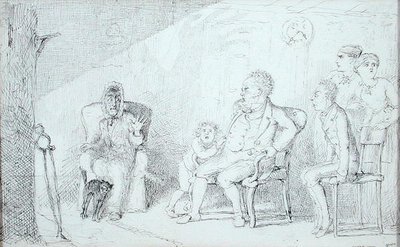 Ghost Story (pen og blæk på papir) af Charles Altamont Doyle