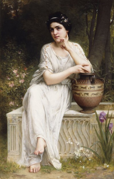 En græsk skønhed, 1901 af Charles Amable Lenoir