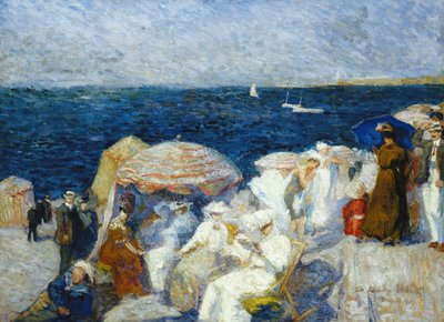 På stranden, Dieppe; På stranden, Dieppe, 1907 af Charles Andre Fridit