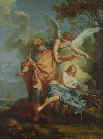 Abraham ofrer af Charles Antoine Coypel