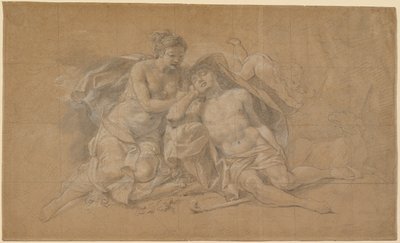 Diana og Endymion af Charles Antoine Coypel