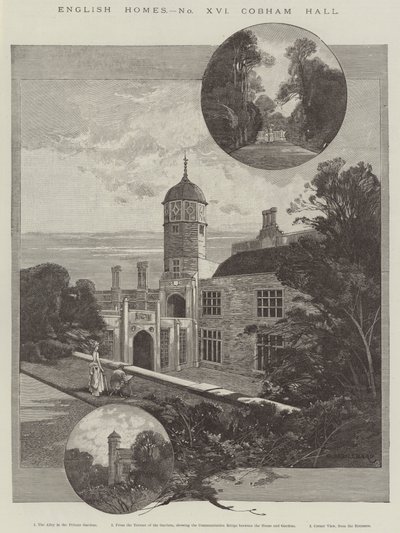 Cobham Hall af Charles Auguste Loye