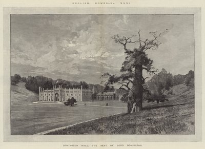 Donington Hall, Lord Doningtons sæde af Charles Auguste Loye