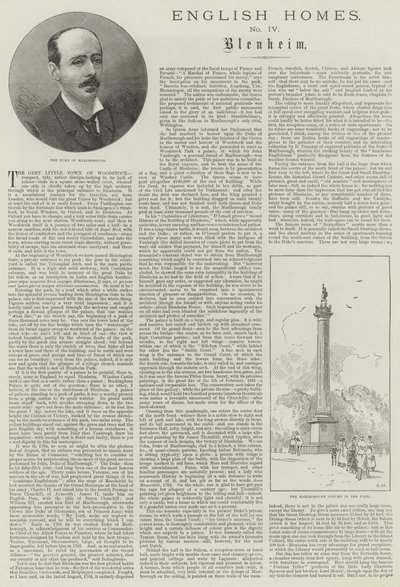 Engelsk Hjem, Blenheim af Charles Auguste Loye
