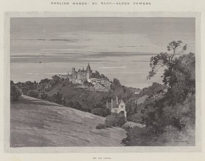 English Homes, Alton Towers, det gamle slot af Charles Auguste Loye