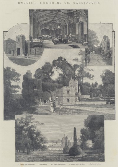 English Homes, Cassiobury af Charles Auguste Loye