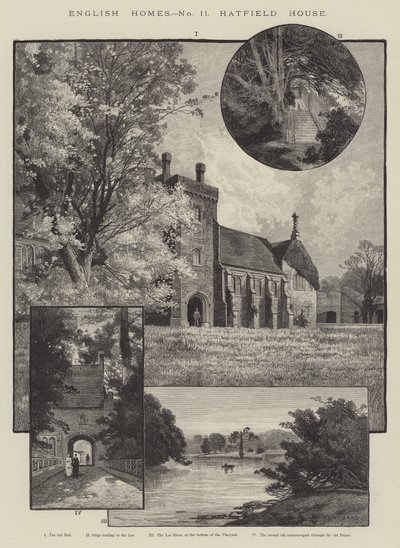 English Homes, Hatfield House af Charles Auguste Loye