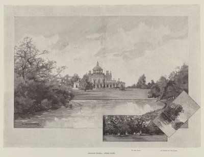 English Homes, Stoke Park af Charles Auguste Loye