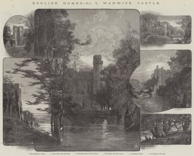 English Homes, Warwick Castle af Charles Auguste Loye