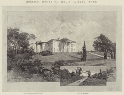 English Homes, Willey Park af Charles Auguste Loye