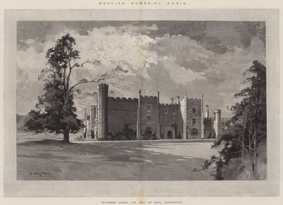 Engelske huse, Wycombe Abbey, Earl Carringtons sæde af Charles Auguste Loye