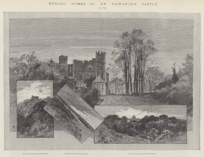 Hawarden Slot af Charles Auguste Loye