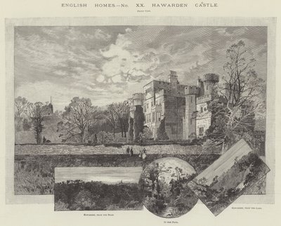 Hawarden Slot af Charles Auguste Loye