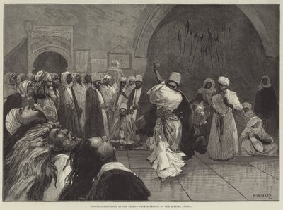Hylende dervisher i det gamle Kairo af Charles Auguste Loye