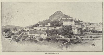 Hyeres les Palmiers af Charles Auguste Loye