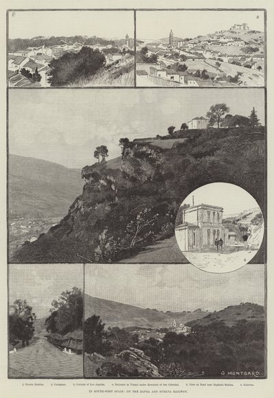 I det sydvestlige Spanien, på Zafra- og Huelva-jernbanen af Charles Auguste Loye