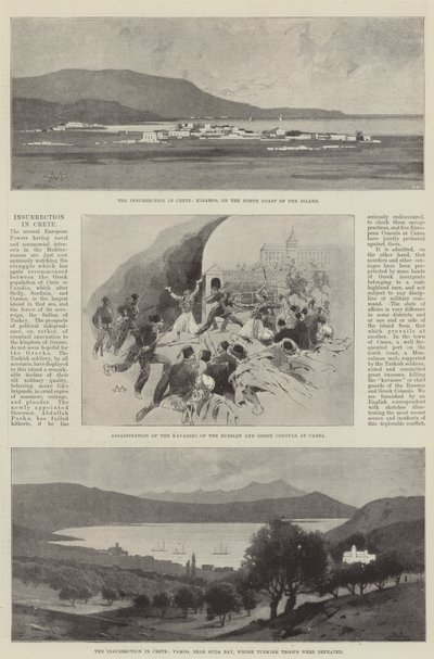Opstand på Kreta af Charles Auguste Loye