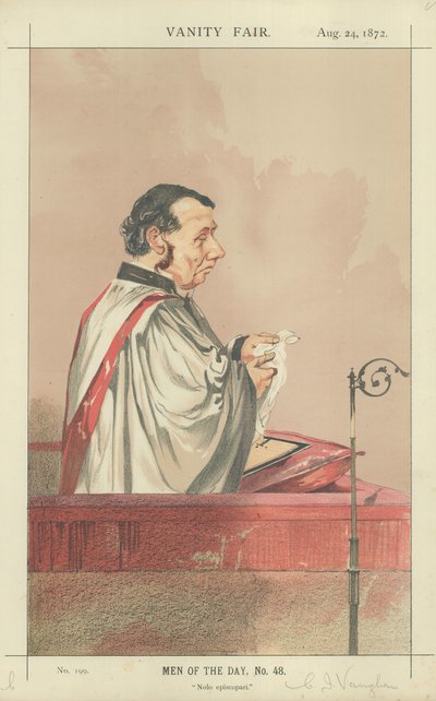 Pastor Charles John Vaughan af Charles Auguste Loye