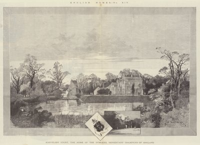 Scrivelsby Court, The Home of the Dymokes, Hereditary Champions of England af Charles Auguste Loye