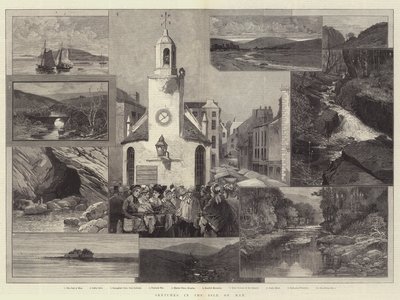 Skitser på Isle of Man af Charles Auguste Loye