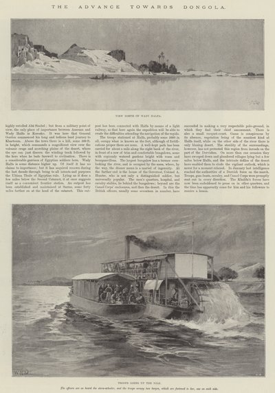 Fremrykningen mod Dongola af Charles Auguste Loye