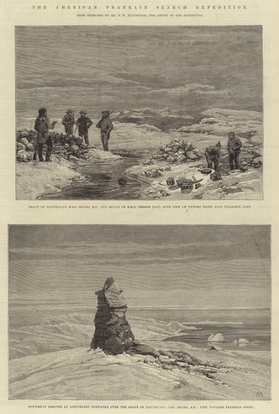 Den amerikanske Franklin-efterforskningsekspedition af Charles Auguste Loye