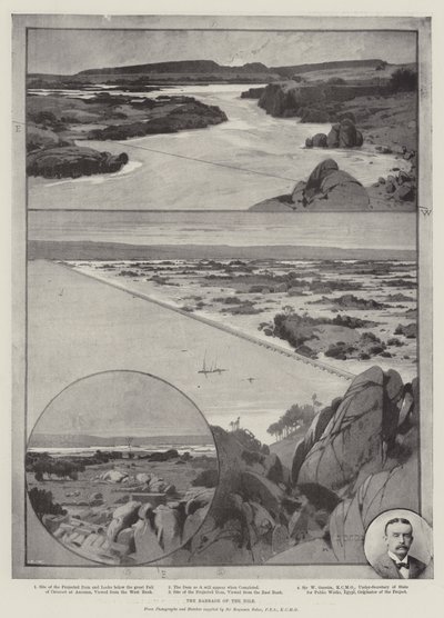 Barrage ved Nilen af Charles Auguste Loye