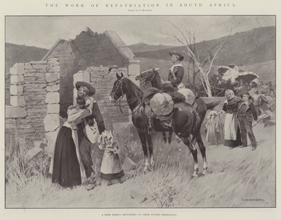 Arbejdet med repatriering i Sydafrika af Charles Auguste Loye