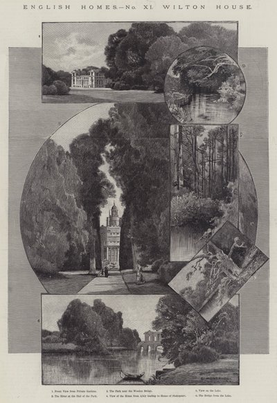Wilton House af Charles Auguste Loye