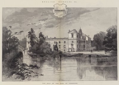 Wilton House, sæde for jarlen af Pembroke af Charles Auguste Loye