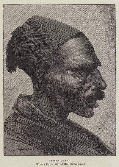 Zebehr Pasha af Charles Auguste Loye