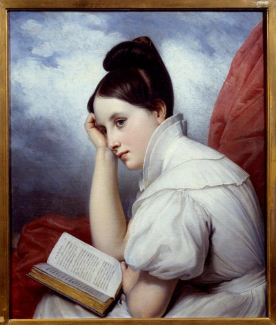 Læselyset Maleri af Charles Auguste Steuben (1788-1856) 1829 Nantes, Musee des Beaux Arts af Charles Auguste Steuben